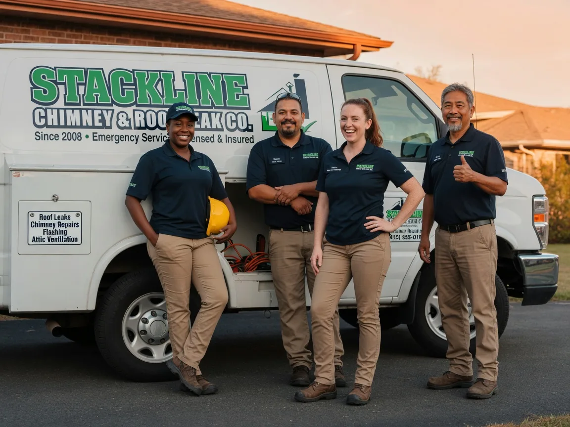 Chimney flashing repair company in Depue, IL